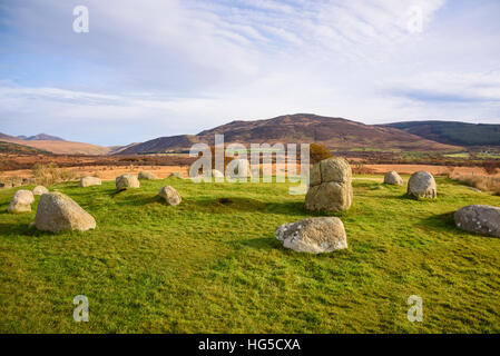 Fingals Cauldron, Machrie Moor stone circles, Isle of Arran, North Ayrshire, Scotland, United Kingdom