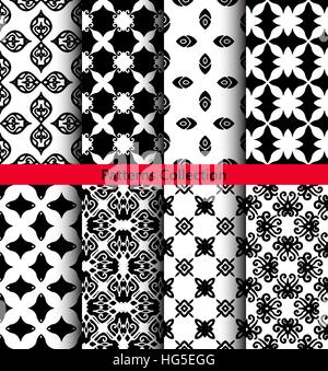 Patterns Floral Abstract Hand Drawn Stock Vector