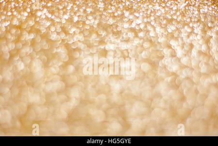 Defocused Bokeh light. Abstract gold background Stock Photo