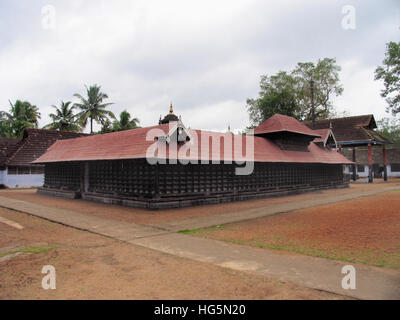 Dharmashastra Mandir (Temple), Tagari, Alleppy, Kerala, India Stock Photo