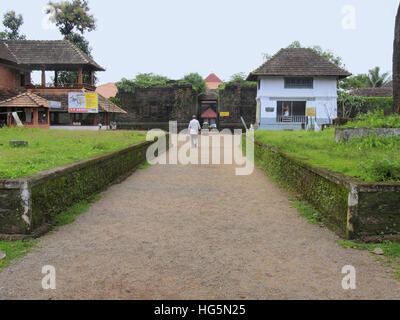 Rajarajeshwari Temple long shot , Kannur, Kerala, India Stock Photo