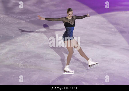 The Italian figure skating champion Carolina Kostner Stock Photo