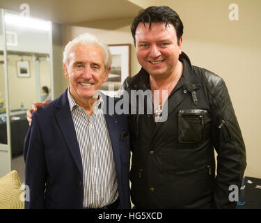 Killarney,Ireland,18th November 2016,Mark Leen and  Tony Christie at INEC,Killarney on 18th November in Killarney,Ireland Stock Photo