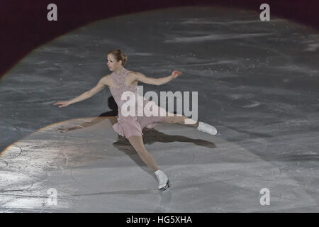 The Italian figure skating champion Carolina Kostner Stock Photo