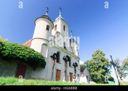 Köszeg (Güns): Church on the Calvary, , Vas, Hungary Stock Photo
