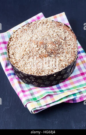 walnut carrot pound cake Stock Photo