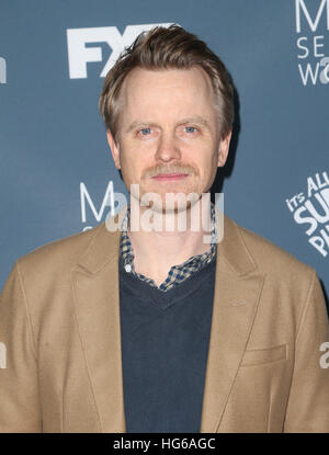 Westwood, California, USA. 03rd Jan, 2017. David Hornsby, at premiere of FXX's 'It's Always Sunny In Philadelphia' Season 12 And 'Man Seeking Woman' Season 3, At The Fox Bruin Theatre In California on January 03, 2017. © Faye Sadou/Media Punch/Alamy Live News Stock Photo