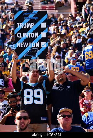 Buffalo Bills vs. Los Angeles Rams. Fans support on NFL Game. Silhouette of  supporters, big screen with two rivals in background Stock Photo - Alamy