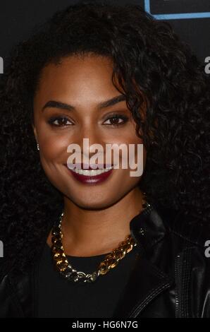 Alesha Renee at The Sleepless LA Premiere held at Regal LA Live on