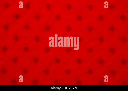 close-up of a red felt background Stock Photo