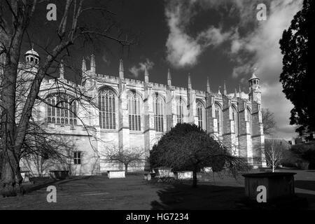 Exterior of Eton College Chapel, Eton and Windsor town, Berkshire County, England, Britain UK.  Eton College has educated 18 prime ministers. Stock Photo