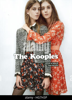2010s UK The Kooples Magazine Advert Stock Photo