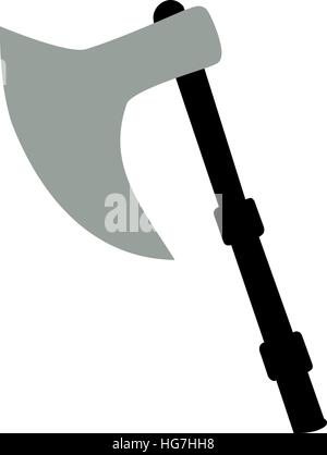 Medieval battle axe Stock Vector