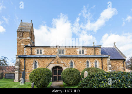 The early 13th century St. Michael and all Angels Church, Wartnaby, Leicestershire, England, UK Stock Photo