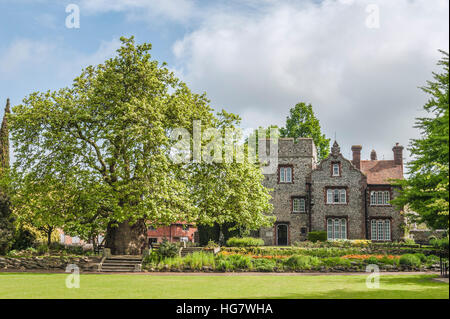 The Tower House at the Westgate Gardens in Canterbury, Kent, England Stock Photo