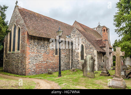 St.Martins Church in Canterbury, in the County of Kent, South East England. Stock Photo