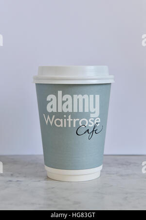 Waitrose take away coffee cup Stock Photo - Alamy