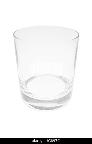 Isolated empty glass Stock Photo