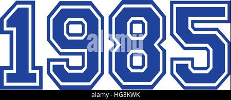 Year 1985 Stock Vector Images Alamy