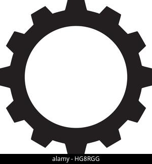 Gear wheel icon Stock Vector