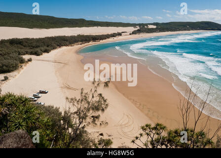 Fraser Island beach landscape, Australia Stock Photo