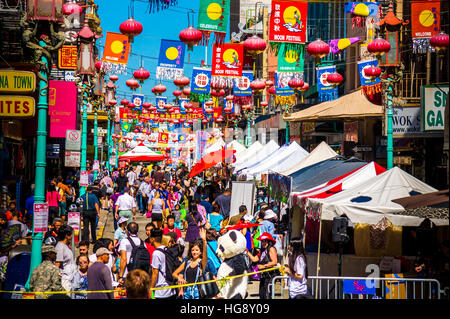 Autumn Moon Festival 2015 in Chinatown of San Francisco Stock Photo