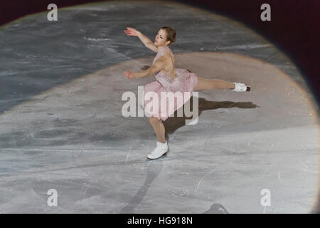 The Italian figure skating champion Carolina Kostner Stock Photo