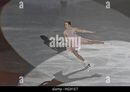 The Italian figure skating champion Carolina Kostner Stock Photo