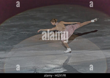 The Italian figure skating champion Carolina Kostner Stock Photo