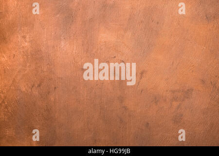 Copper paint background surface Stock Photo
