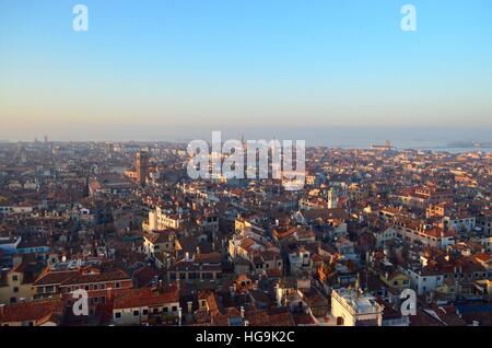 View from Campanile di San Marco Stock Photo