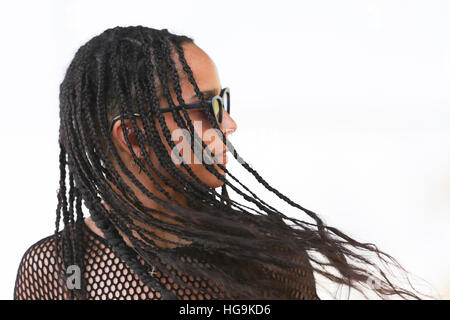 Zoe Kravitz and Lolawolf perform at Day Two of the Budweiser Made In America Festival Stock Photo