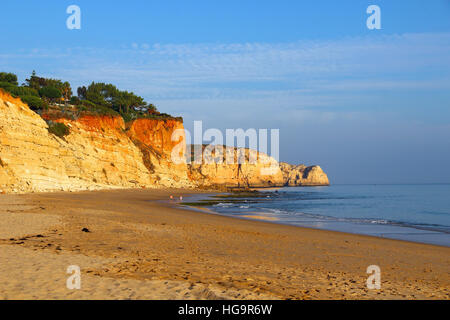 Porto de Mos Beach in Lagos, Algarve, Portugal Stock Photo