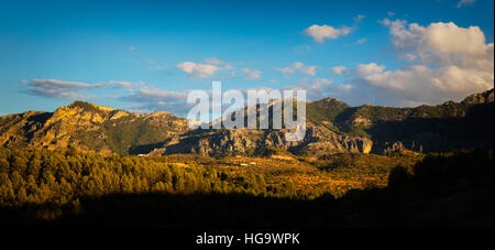 Malaga Province, Andalusia, southern Spain.  Area of Sierra de las Nieves Natural Park near Alozaina. (Parque natural de la Sierra de las Nieves). Stock Photo