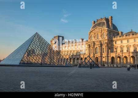 Louvre in Paris France Stock Photo