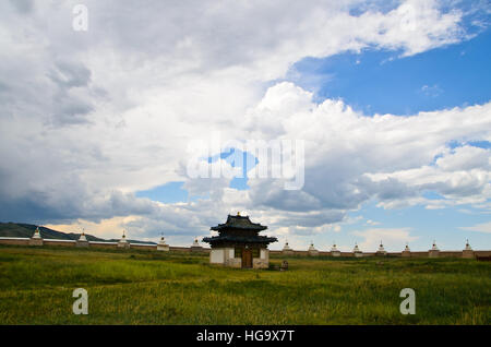 Landscape of Erdene Zuu Monastery, Ovorkhangai. Stock Photo