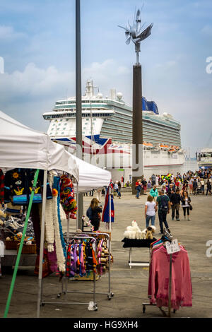 P and O Brittania docked in Stavanger, Norway Stock Photo