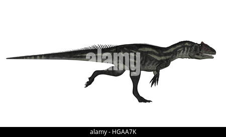 Allosaurus Dinosaur Running 3d Render White Run Carnivore Photo Background  And Picture For Free Download - Pngtree