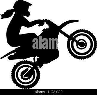 motocross girl on bike