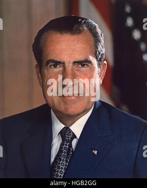 President Richard Nixon portrait. Stock Photo