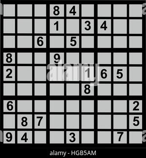 Sudoku game Stock Vector