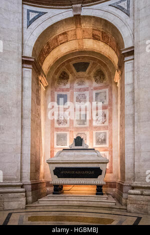 Inside the National Pantheon of Santa Engracia, Lisbon Portugal Stock Photo