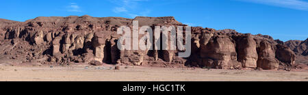 pillars timna panoramic valley solomon alamy