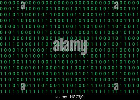 Seamless pattern with binary code Stock Vector