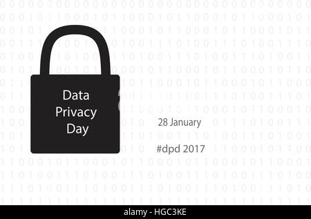 Data privacy day Stock Vector