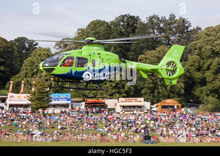G-GWAA Eurocopter EC135T1 of Great Western Air Ambulance Bristol International Balloon Fiesta 2016 Stock Photo