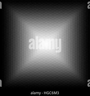 Simple abstract background vector in black and white, gradient from black to grey to white, different shapes. Stock Vector
