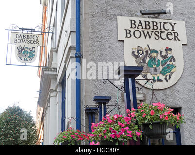 The Babbity Bowster Tavern, 16-18 Blackfriars St, Glasgow, Scotland, UK,  G1 1PE Stock Photo