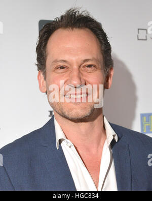 Johnny Sneed arrives at the premiere of Gravitas Ventures' 'Hickey' at Arena Cinelounge in Hollywood, California on January 6, 2017. Stock Photo