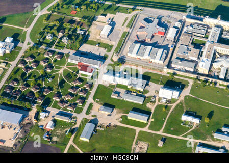 Aerial view at Edmonton city suburb. Edmonton city, Alberta province,  Canada Stock Photo